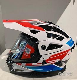 Casco LS2 MX702 Pioneer II NAMIB Gloss Red/Blue
