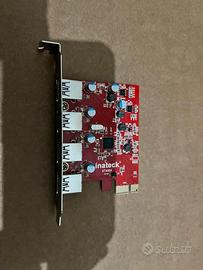 Scheda USB3 PCIe
