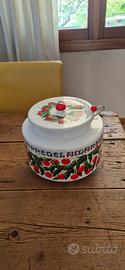 Vaso amarene Pregel  in ceramica  Vintage da bar