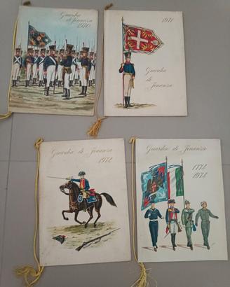 Calendario guardia di finanza 1970-1971-1972-1974