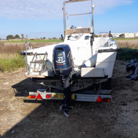 Barca con motore 4t a iniezione, scambi con auto