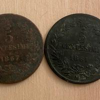 5 Centesimi  Vittorio Emanuele II