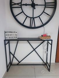 consolle in ferro stile industrial