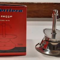 Caffettiera espresso due becchi e fondo a induzion