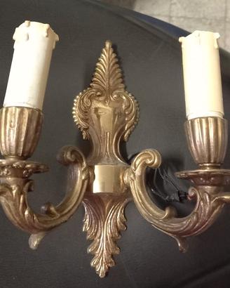 4 (quattro) applique in bronzo vintage