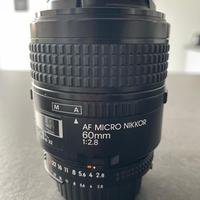 NIKON AF MICRO NIKKOR 60mm 1:2.8  PARI AL NUOVO
