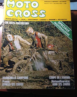 rivista MOTOCROSS numero 11 del 1973