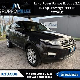 Land Rover Range Evoque 2.2 TD4 5p. Prestige *PELL