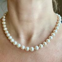 Collana realizzata con perle vere
