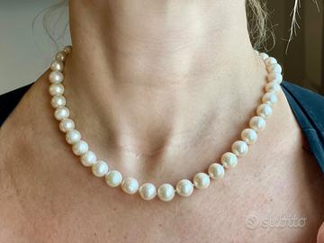 Collana realizzata con perle vere