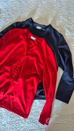 LOTTO STOCK! 2x Camicie/Bluse eleganti scollo a V 