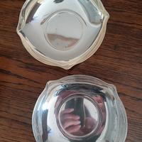 Coppia di ciotole placcate argento 