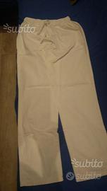 Pantalone bianco per OSS-INFERMIERE, taglia M