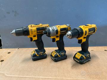 Dewalt - set 3 avvitatori a batteria 12v