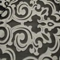 scampolo di tenda nera trasparente 