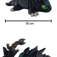 Dragon trainer sdentato snodato stampato in 3d 