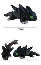 Dragon trainer sdentato snodato stampato in 3d 