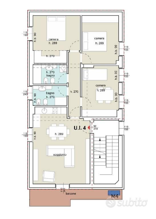 Appartamento – Bologna, Casa Buia, Quartiere Navile - Vista 3