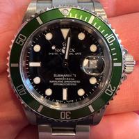 ROLEX SUBMARINER GHIERA VERDE FAT FOUR