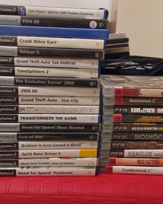 Lotto giochi PS2 + PS3 orig – GTA, God of War