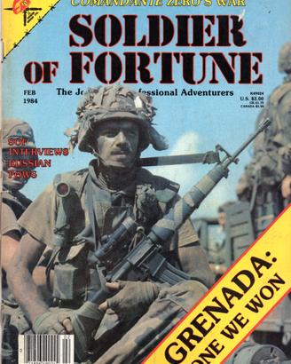 Rivista militare Soldier of Fortune febbraio 1984