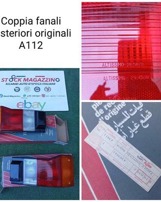 Fanali posteriori Autobianchi a112 originali nuovi