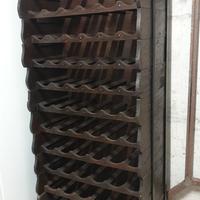 Porta bottiglie in legno