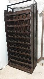 Porta bottiglie in legno