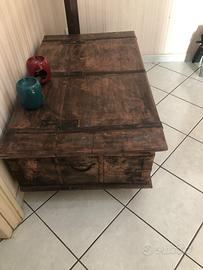 Panca contenitore stile etnico