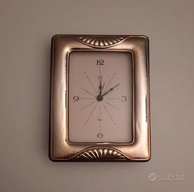 Orologio da tavolo in argento