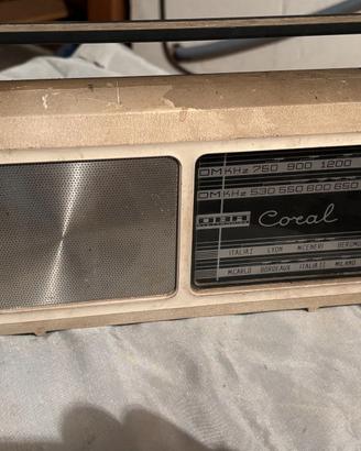 Radio vintage DBR elettronica Coral