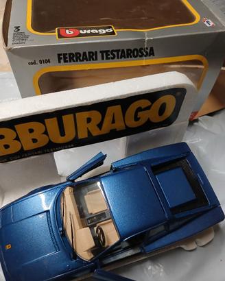 Bburago modello Ferrari Testarossa versione blu ri