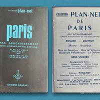 Parigi pianta di Parigi stradario vintage