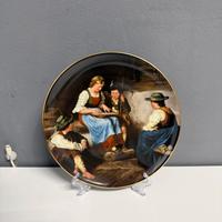 Piatto da Collezione Lilien Die Zitherspielerin