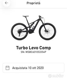 Specialized Turbo Levo MY20 – Taglia M –