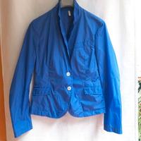 Giacca/ K Way Sportiva elegante blu   leggera