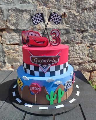 torta scenografica cars