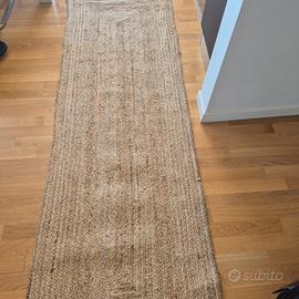 tappeto iuta 80×260 nuovo mai usato