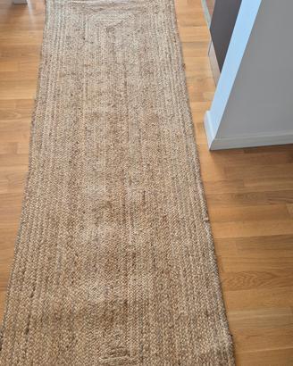 tappeto iuta 80×260 nuovo mai usato