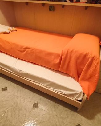 Letto a scomparsa coppia letti
