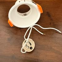 Faretto da controsoffitto a incasso bianco rotondo