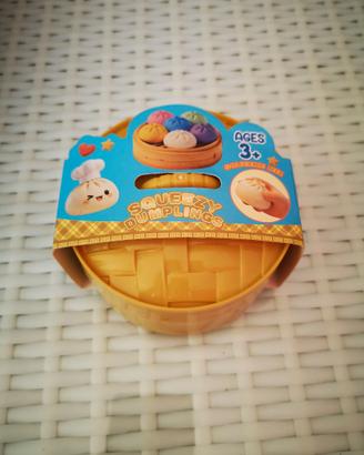 Squishy Squeezy Dumplings verde acqua Glitter