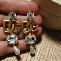 Orecchini Dolce e Gabbana oro e strass