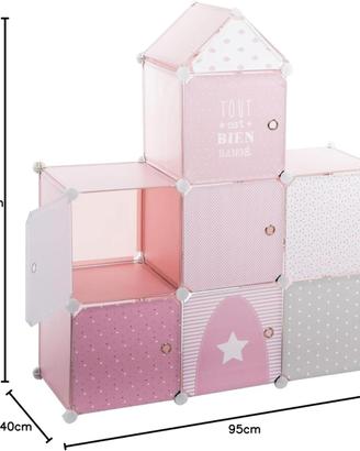 Armadio componibile bambina