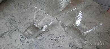 Ciotole cristallo liscio x 8