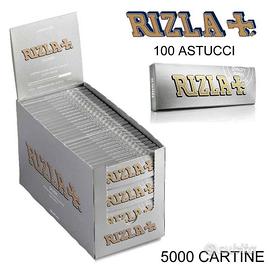 100 libbretti di cartine rizla silver box