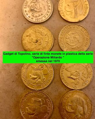 Topolino "Operazione Miliardo" serie 8 pezzi