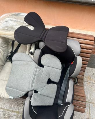 Carrozzina, sedile per auto ecc
