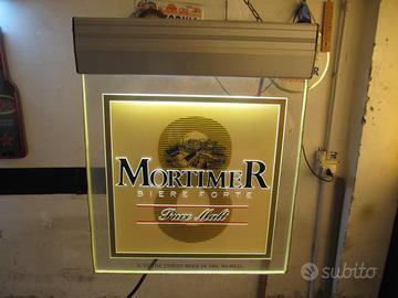 MORTIMER insegna al neon birreria