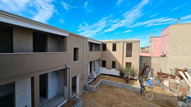 Nuovo trilocale ultimo piano 2 bagni, posto auto